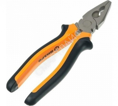 Плоскогубцы (пассатижи) 200мм двухкомпонентн. рукоятки никелир. Вихрь 73/6/3/8 - smartlife-ural.ru – Екатеринбург