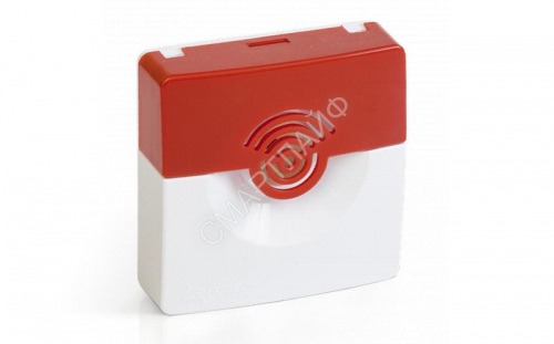 Оповещатель охранно-пожарный звуковой ОПОП 2-35 24В (корпус бел./красн.) Рубеж Rbz-208465 - smartlife-ural.ru – Екатеринбург