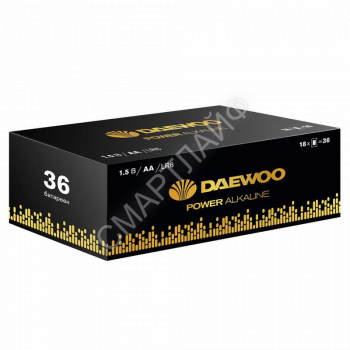 Элемент питания алкалиновый AA/LR6 1.5В Power Alkaline Pack-36 (уп.36шт) DAEWOO 5042094 - smartlife-ural.ru – Екатеринбург