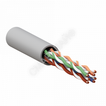 Кабель витая пара U/UTP кат.5E 4 пары solid PVC сер. TERACOM EKF TRC-5EUTP-04PVC-GY-IN3 - smartlife-ural.ru – Екатеринбург