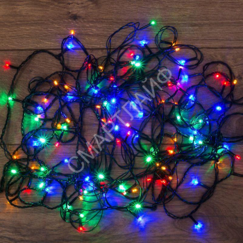 Гирлянда светодиодная универсальная 20м 200LED мультиколор 16Вт IP20 с контроллером Neon-Night 304-119 - smartlife-ural.ru – Екатеринбург