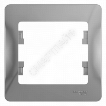 Рамка 1-м Glossa алюм. SE GSL000301 - smartlife-ural.ru – Екатеринбург