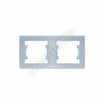 Рамка 2-м Бриллиант горизонт. серебр. UNIVersal 7949711 - smartlife-ural.ru – Екатеринбург