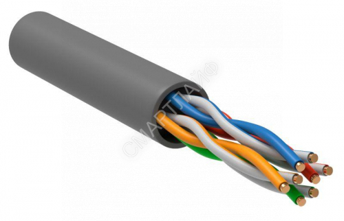 Кабель витая пара U/UTP кат.5E 4х2х24AWG solid PVC сер. (м) ITK LC1-C5E04-111 - smartlife-ural.ru – Екатеринбург