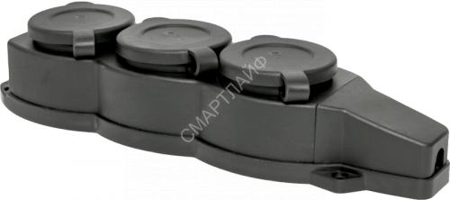 Колодка 3-м 16А IP44 2P+PE 230В с защ. крышками каучук EKF RPS-015-16-230-44 - smartlife-ural.ru – Екатеринбург
