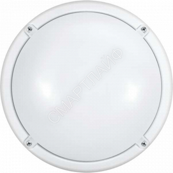 Светильник светодиодный 71 623 OBL-R1-12-4K-WH-IP65-LED-SNRV 12Вт 4000К IP65 900лм ЖКХ с оптико-акустич. датчиком круг бел. (аналог НПП) ОНЛАЙТ 71623 - smartlife-ural.ru – Екатеринбург