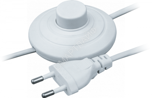 Шнур 61 600 NPS-FS01-170-2х0.5-WH 1.7м с выкл. бел. Navigator 61600 - smartlife-ural.ru – Екатеринбург