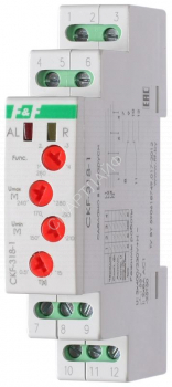 Реле контроля наличия и чередования фаз CKF-318-1 (контроль чередования; слипания фаз; регулировка верх. и нижн. порога напряжения; регулировка задержки отключения; 1 модуль; монтаж на DIN-рейке)(аналог РНПП-311М) F&F EA04.002.007 - smartlife-ural.ru – Екатеринбург