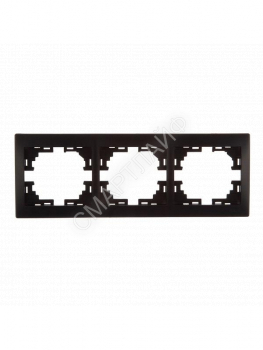 Рамка 3-м Mira горизонт. черн. бархат LEZARD 701-4200-148 - smartlife-ural.ru – Екатеринбург