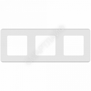 Рамка 3-м Inspiria бел. IEK 673950 - smartlife-ural.ru – Екатеринбург