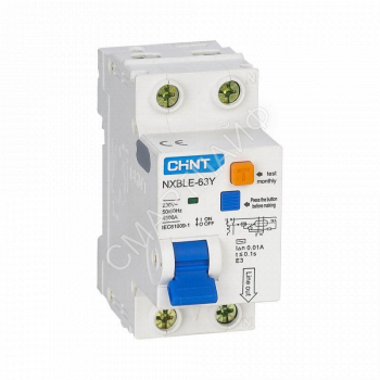 Выключатель автоматический дифференциального тока 1п+N C 25А 30мА электрон. тип AC 4.5кА NXBLE-63Y (R) CHINT 105544 - smartlife-ural.ru – Екатеринбург