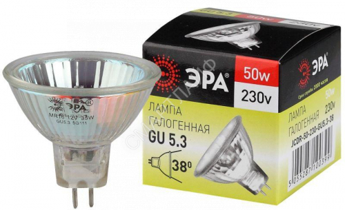 Лампа галогенная GU5.3-JCDR (MR16) -50W-230V-Cl ЭРА C0027365 - smartlife-ural.ru – Екатеринбург