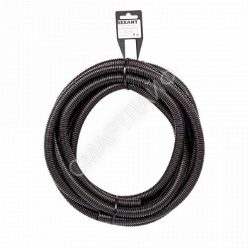 Труба автомобильная гофрированная ПП разрезная d12.7мм черн. (уп.5м) Rexant 15-1305 - smartlife-ural.ru – Екатеринбург