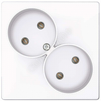Розетка 2-м СП Simon 24 16А IP20 2х2P без защ. шторок механизм бел. Simon 2450457-030 - smartlife-ural.ru – Екатеринбург