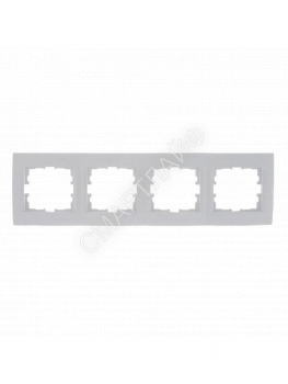Рамка 4-м Karina горизонт. бел. LEZARD 707-0200-149 - smartlife-ural.ru – Екатеринбург