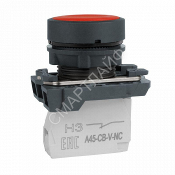 Кнопка OptiSignal D22 C5-P-401 красн. пластик 1НЗ XB5AA42 КЭАЗ 332182 - smartlife-ural.ru – Екатеринбург