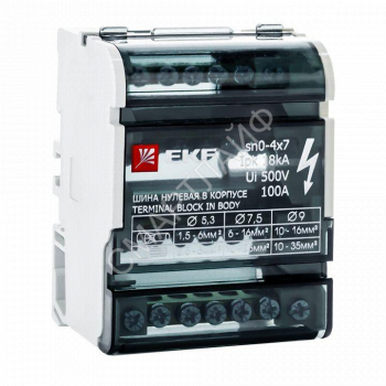Шина нулевая в корпусе 4х7 EKF sn0-4x7 - smartlife-ural.ru – Екатеринбург
