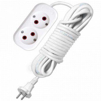 Удлинитель 2х3м без заземл. 6А IP20 У6-011М ПВС 2х0.75 UNIVersal 011М-03 - smartlife-ural.ru – Екатеринбург