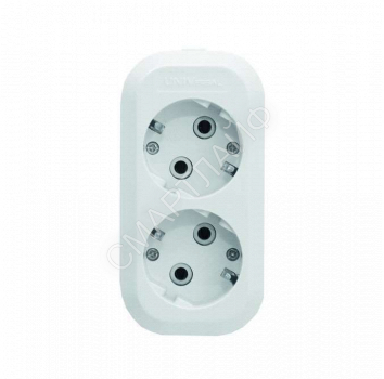 Колодка удлинителя 2-м с заземл. АБС-пластик UNIVersal E302 - smartlife-ural.ru – Екатеринбург