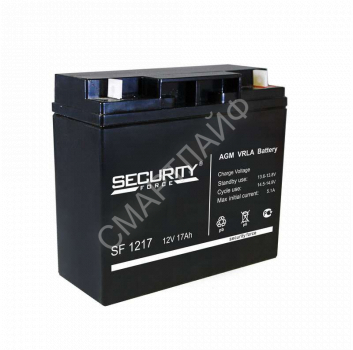 Аккумулятор ОПС 12В 17А.ч SF 1217 Security Force 4614030010010 - smartlife-ural.ru – Екатеринбург