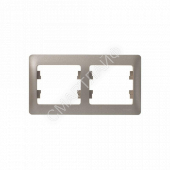 Рамка 2-м Glossa горизонт. титан SE GSL000402 - smartlife-ural.ru – Екатеринбург