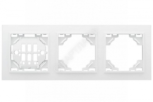 Рамка 3-м Минск горизонтальная бел. Basic EKF ERM-G-303-10 - smartlife-ural.ru – Екатеринбург