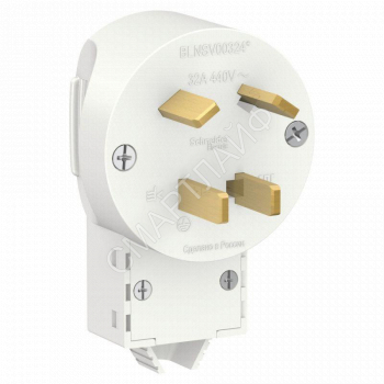 Вилка силовая СП Blanca 3P+E 32А 400В бел. SE BLNSV003241 - smartlife-ural.ru – Екатеринбург
