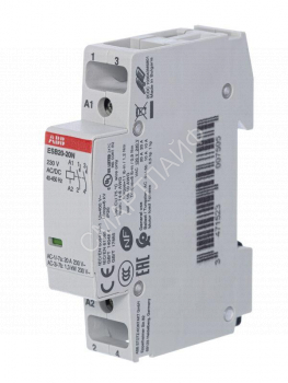Контактор ESB20-20N-06 модульный (20А АС-1 2НО) катушка 230В AC/DC ABB 1SBE121111R0620 - smartlife-ural.ru – Екатеринбург