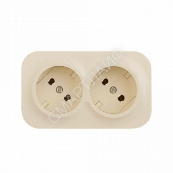 Розетка 2-м ОП Quteo 16А IP20 250В 2х2P без заземл. без защ. шторок сл. кость IEK 782261 - smartlife-ural.ru – Екатеринбург