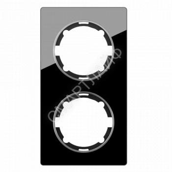 Рамка 2-м Garda вертикал. стеклянная чер. 2E52211303 OneKeyElectro 2234950 - smartlife-ural.ru – Екатеринбург