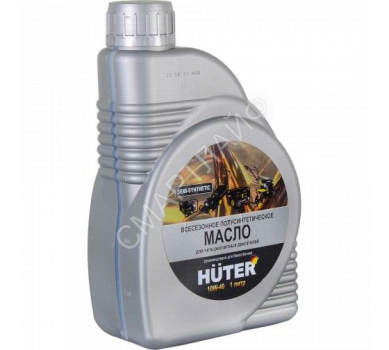 Масло моторное 10W-40 полусинтетическое для четырехтактных двигателей для техники Huter 1л Ресанта 73/8/1/1 - smartlife-ural.ru – Екатеринбург