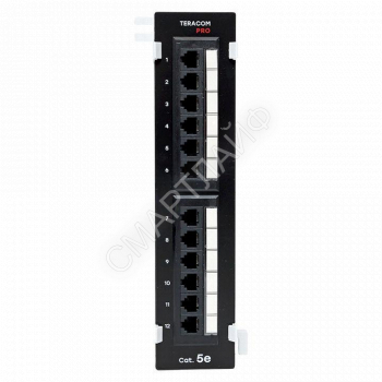Патч-панель настенная кат.5E UTP неэкранир. 12 портов RJ45 Dual IDC TERACOM PRO EKF TRP-WPP-5EUTP-12 - smartlife-ural.ru – Екатеринбург