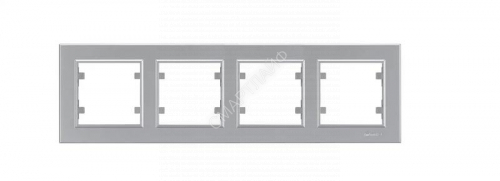 Рамка 4-м Karea горизонт. сереб. Makel 56065704 - smartlife-ural.ru – Екатеринбург