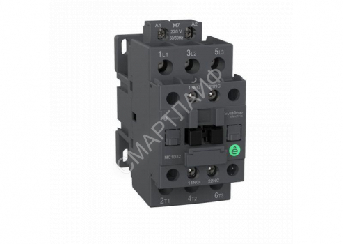 Контактор MC1D 3п 32А кат. 220В AC 1НО+1НЗ SE MC1D32M7 - smartlife-ural.ru – Екатеринбург