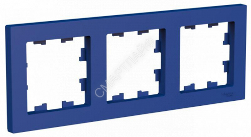 Рамка 3-м AtlasDesign универс. аквамарин SE ATN001103 - smartlife-ural.ru – Екатеринбург