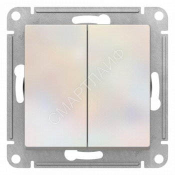 Переключатель перекрестный 2-кл. AtlasDesign 2хсх.7 10АХ механизм жемчуж. SE ATN000473 - smartlife-ural.ru – Екатеринбург