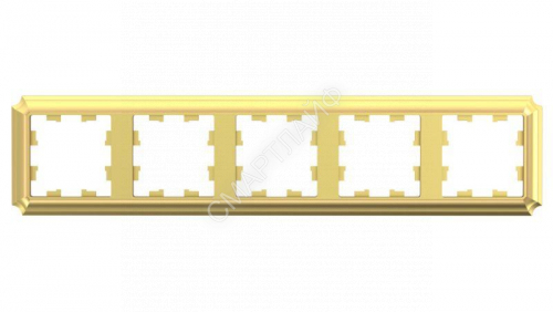 Рамка 5-м AtlasDesign Antique универс. зол. SE ATN101605 - smartlife-ural.ru – Екатеринбург