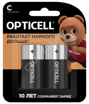 Элемент питания алкалиновый C/LR14 1.5В (блист. 2шт) Basic Opticell 5051004 - smartlife-ural.ru – Екатеринбург