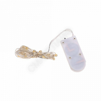 Гирлянда светодиодная "Роса" с крупными каплями 2м 20LED тепл. бел. 0.1Вт IP20 элементы питания 2хCR2032 (в компл.) Neon-Night 302-006 - smartlife-ural.ru – Екатеринбург