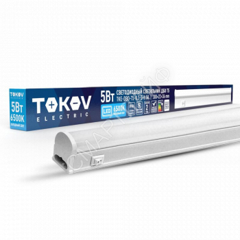 Светильник светодиодный ДБО Т5 5Вт 6.5К IP40 TOKOV ELECTRIC TKE-DBO-T5-0.3-5-6.5K - smartlife-ural.ru – Екатеринбург