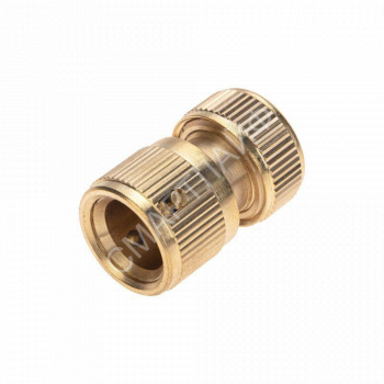 Коннектор для шланга латунный быстросъемный 1/2дюйм с аквастопом ЧЕТЫРЕ СЕЗОНА 62-0279 - smartlife-ural.ru – Екатеринбург