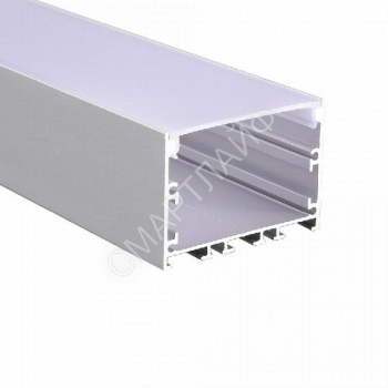 Профиль накладной PAL 5035 (комплект 2м; 2глухих заглушки; рассеиватель матов.; 4клипсы крепежных) JazzWay 5049956 - smartlife-ural.ru – Екатеринбург
