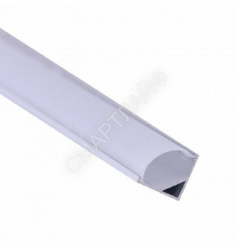 Профиль накладной угловой PAL 1616 L2000 в комплекте: 2 глухих заглушки; рассеив. матов.; 4 клипсы крепежных JazzWay 5049888 - smartlife-ural.ru – Екатеринбург