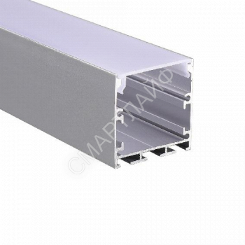 Профиль накладной PAL 3535 (комплект 2м; 2глухих заглушки; рассеиватель матов.; 4клипсы крепежных) JazzWay 5049925 - smartlife-ural.ru – Екатеринбург