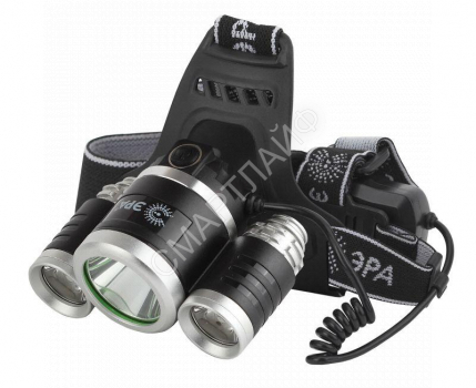 Фонарь аккумуляторный налобный GA-809 8Вт 3SMD CREE High Power Headlamp алюм. Эра Б0056111 - smartlife-ural.ru – Екатеринбург