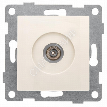 Розетка телевизионная TV 1-м СП Bravo механизм беж. GUSI С10А1-003 - smartlife-ural.ru – Екатеринбург