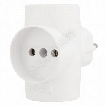 Разветвитель 3-м без заземл. 10А IP20 бел. Rexant 11-1077 - smartlife-ural.ru – Екатеринбург