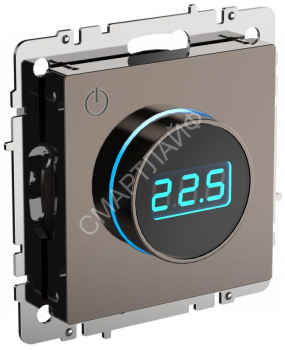 Термостат электронный с индик. BRITE СП IP20 ТС10-1-БрТБ темная механизм бронза IEK BR-RT11-K45 - smartlife-ural.ru – Екатеринбург