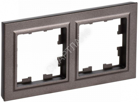 Рамка 2-м BRITE РУ-2-БрТБ бронза IEK BR-M22-K45 - smartlife-ural.ru – Екатеринбург