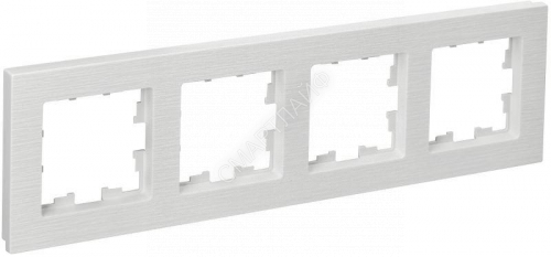Рамка 4-м BRITE РУ-4-Бр бел. рифленый IEK BR-M42-51-K01 - smartlife-ural.ru – Екатеринбург